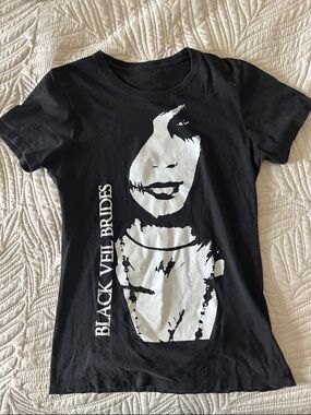 Black Veil Brides Graphic Tee - Black with White Print